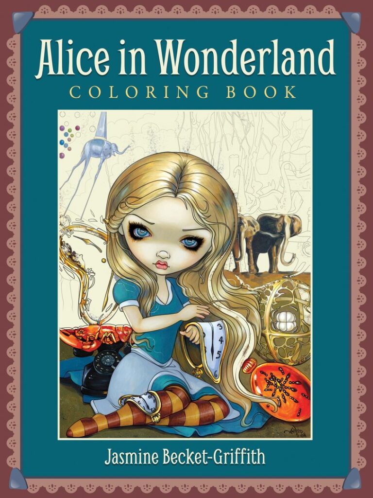 Alice in Wonderland Coloring Book Blue Angel Publishing