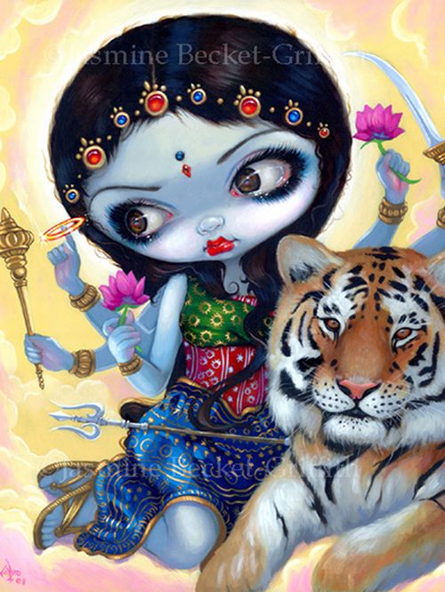 Durga and the Tiger
