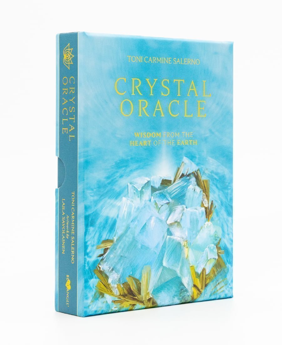 CRYSTAL ORACLE DECK CARDS ESOTERIC FORTUNE TELLING BLUE ANGEL NEW 