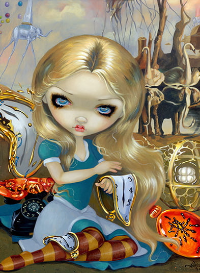 Alice in a Dali Dream