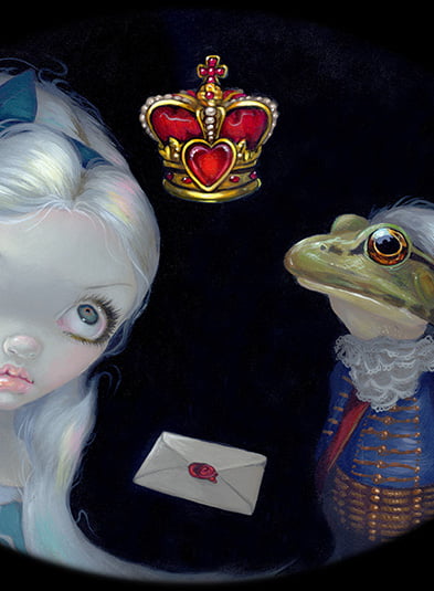 Alice and the Frog Footman