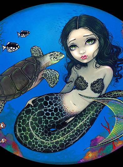 Sea Turtle Mermaid