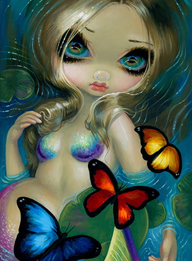 Mermaid with Butterflies